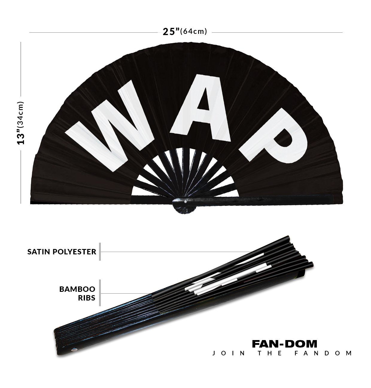 WAP - Clack Folding Rave & Festival Hand Fan - Image 10