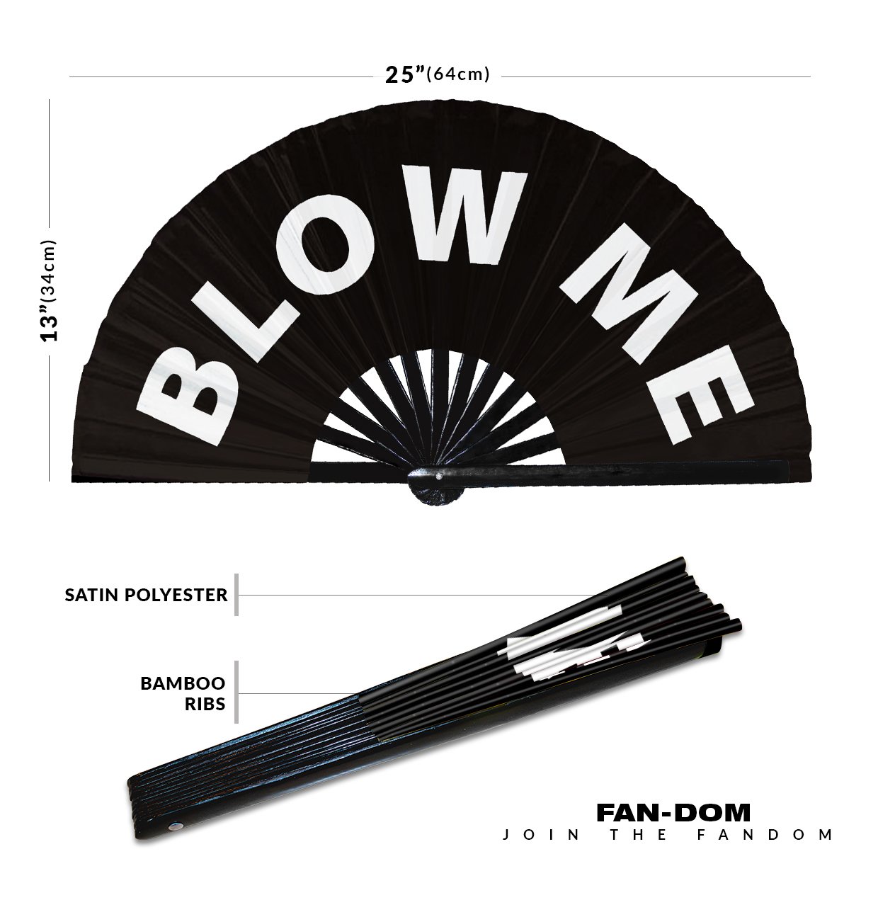 Blow Me - Clack Folding Rave & Festival Hand Fan - Image 10