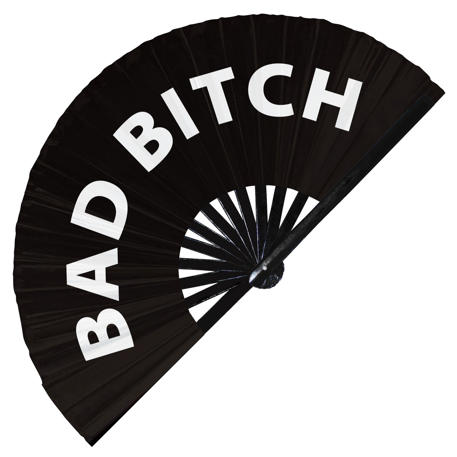 Bad Bitch - Clack Folding Rave & Festival Hand Fan