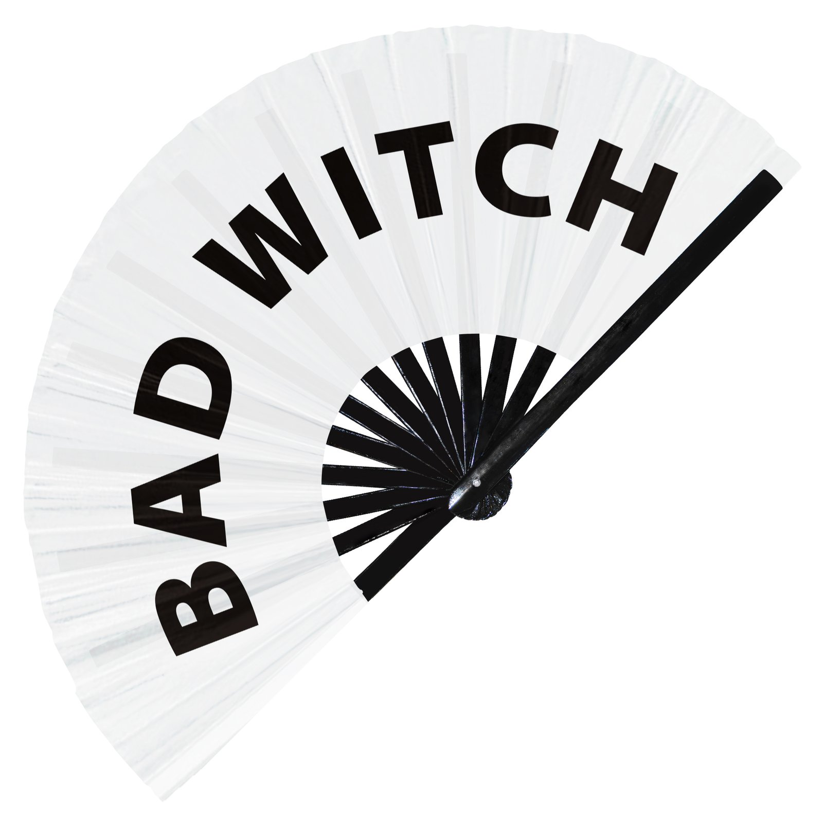 Bad Witch - Clack Folding Rave & Festival Hand Fan - Image 2
