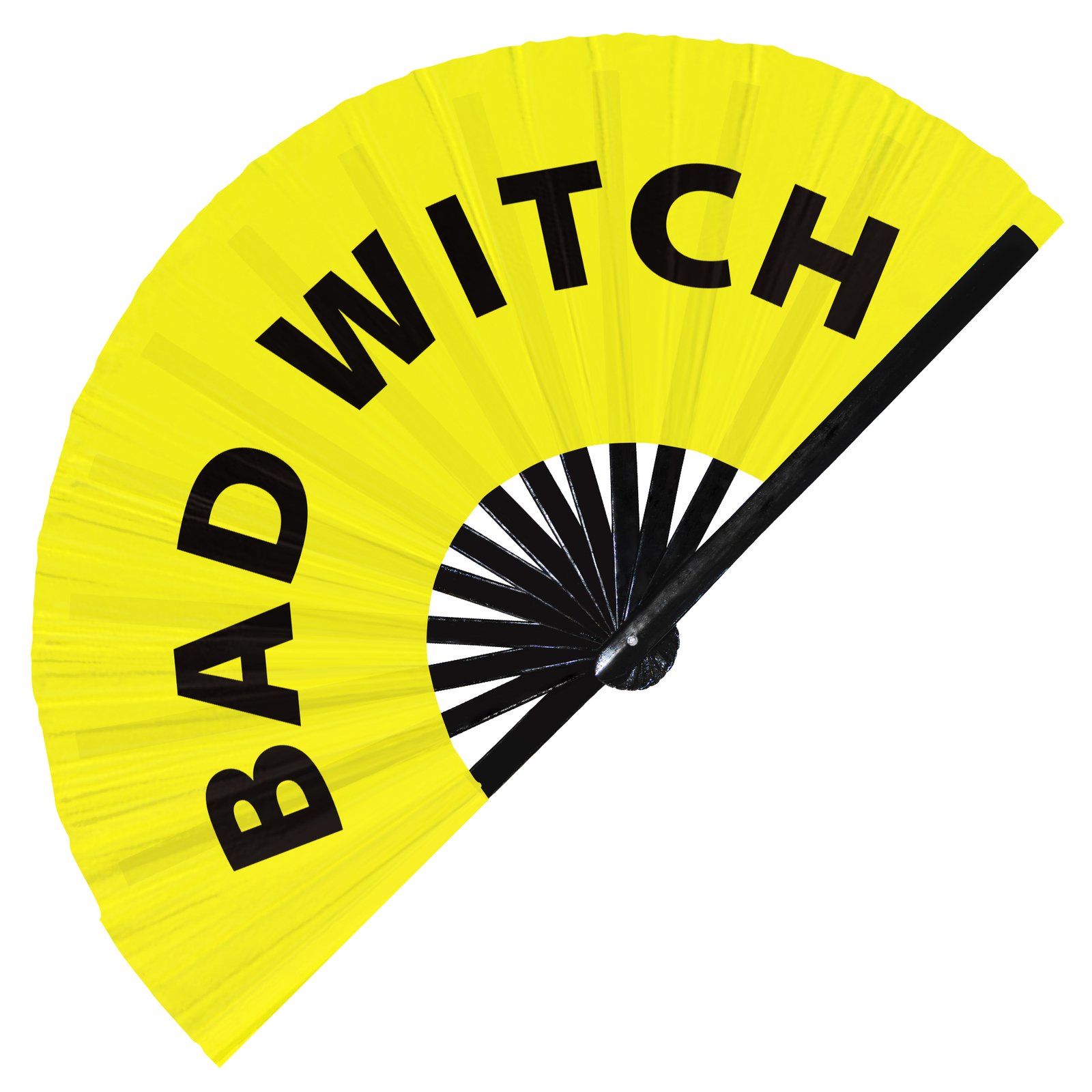 Bad Witch - Clack Folding Rave & Festival Hand Fan - Image 3