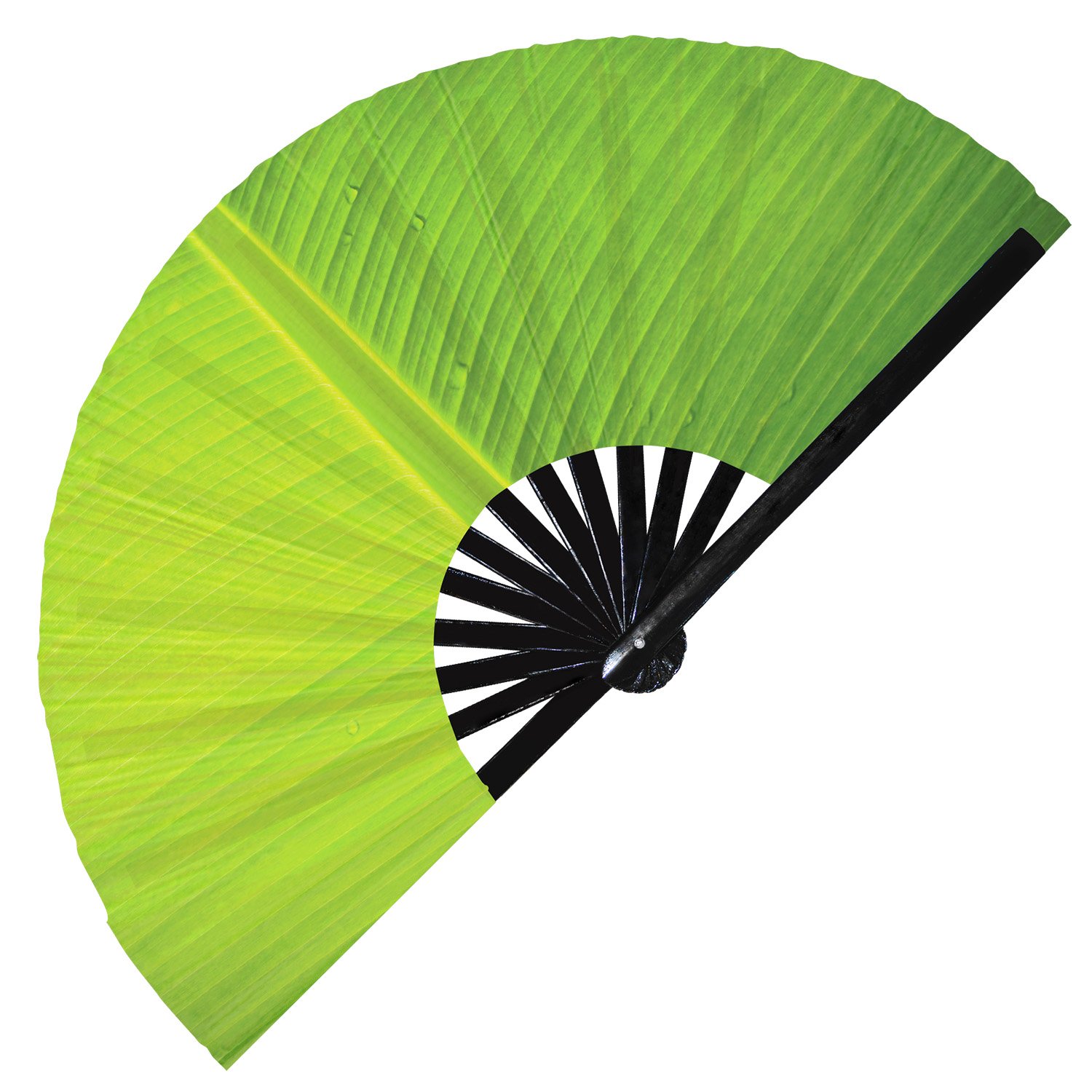 Vegetables Banana Brocolli Cabbage Tomato Potato - Clack Folding Rave & Festival Hand Fan - Image 3