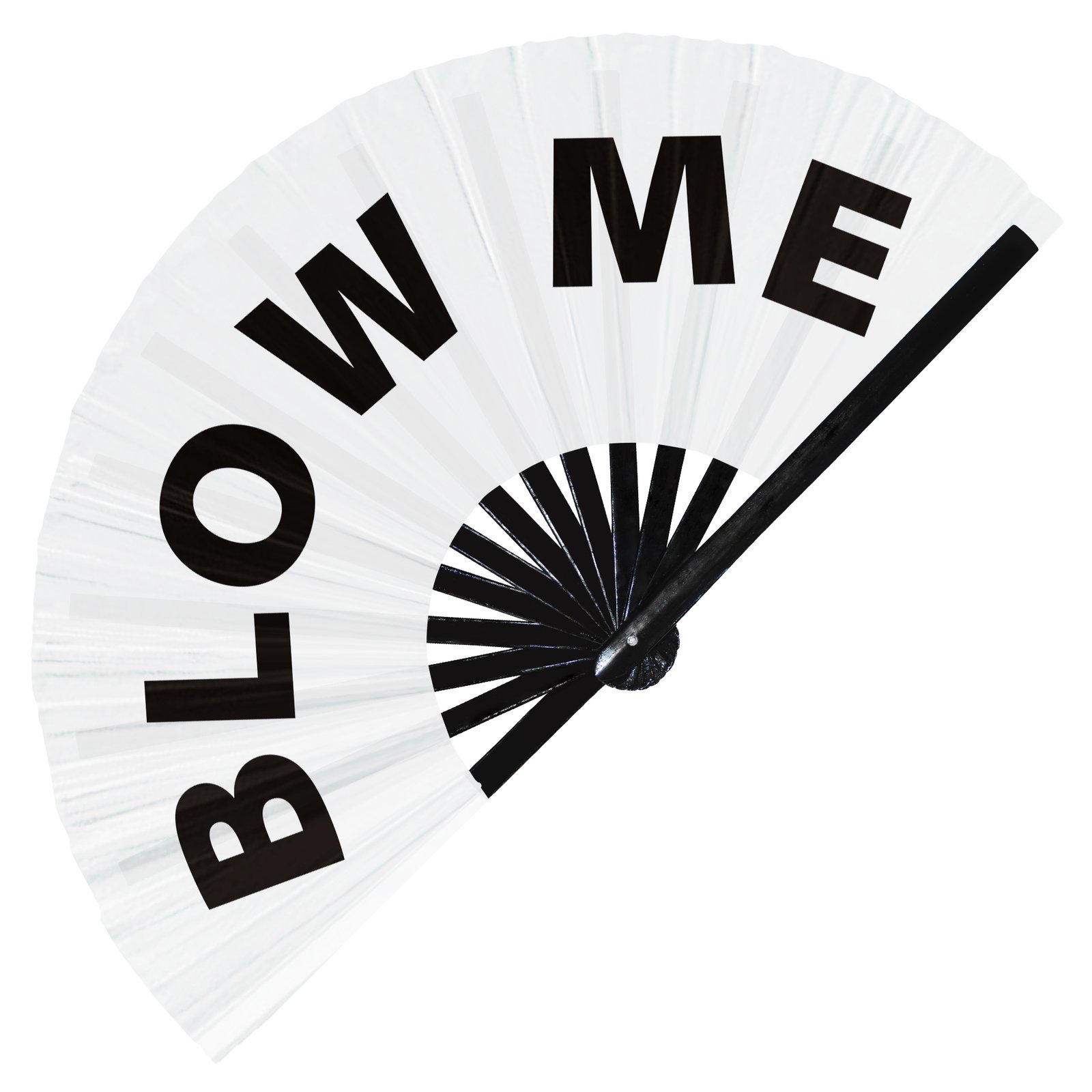 Blow Me - Clack Folding Rave & Festival Hand Fan - Image 9