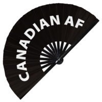 Canadian AF - Clack Folding Rave & Festival Hand Fan