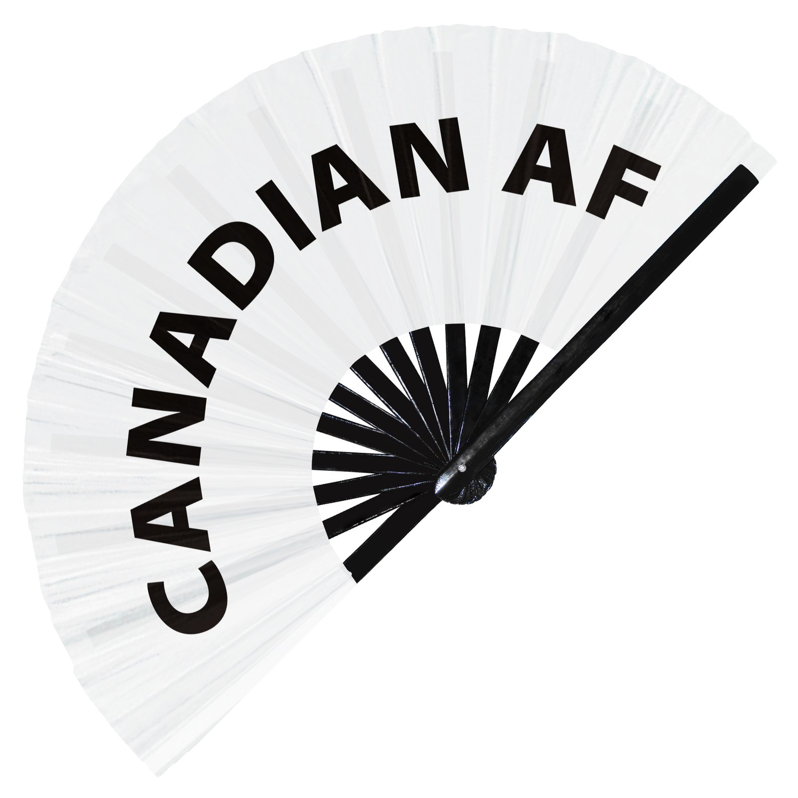 Canadian AF - Clack Folding Rave & Festival Hand Fan - Image 2