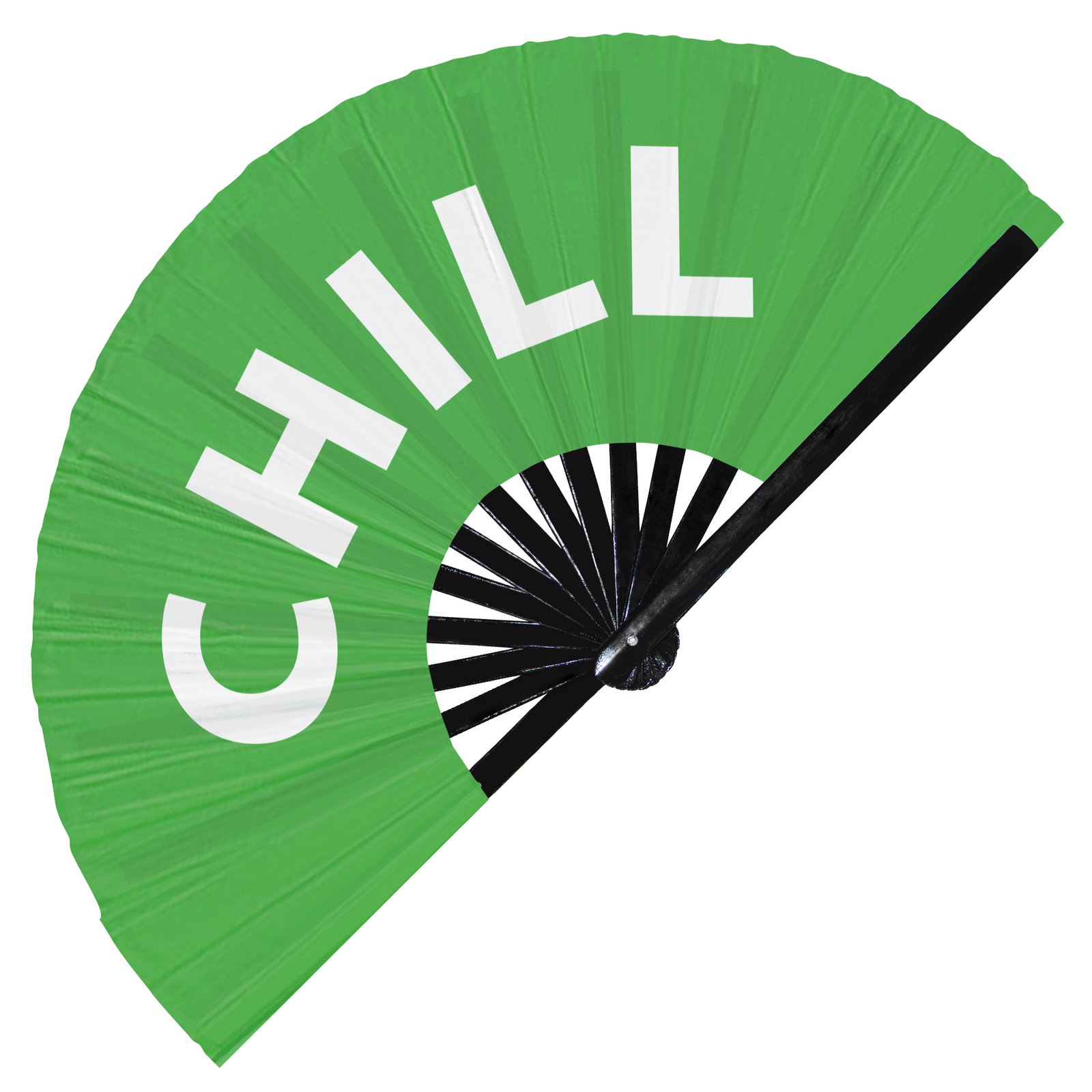 Chill - Clack Folding Rave & Festival Hand Fan - Image 5