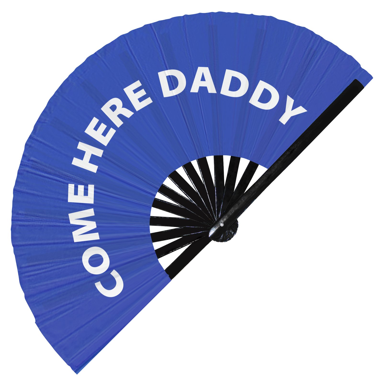 Come here Daddy - Clack Folding Rave & Festival Hand Fan - Image 8