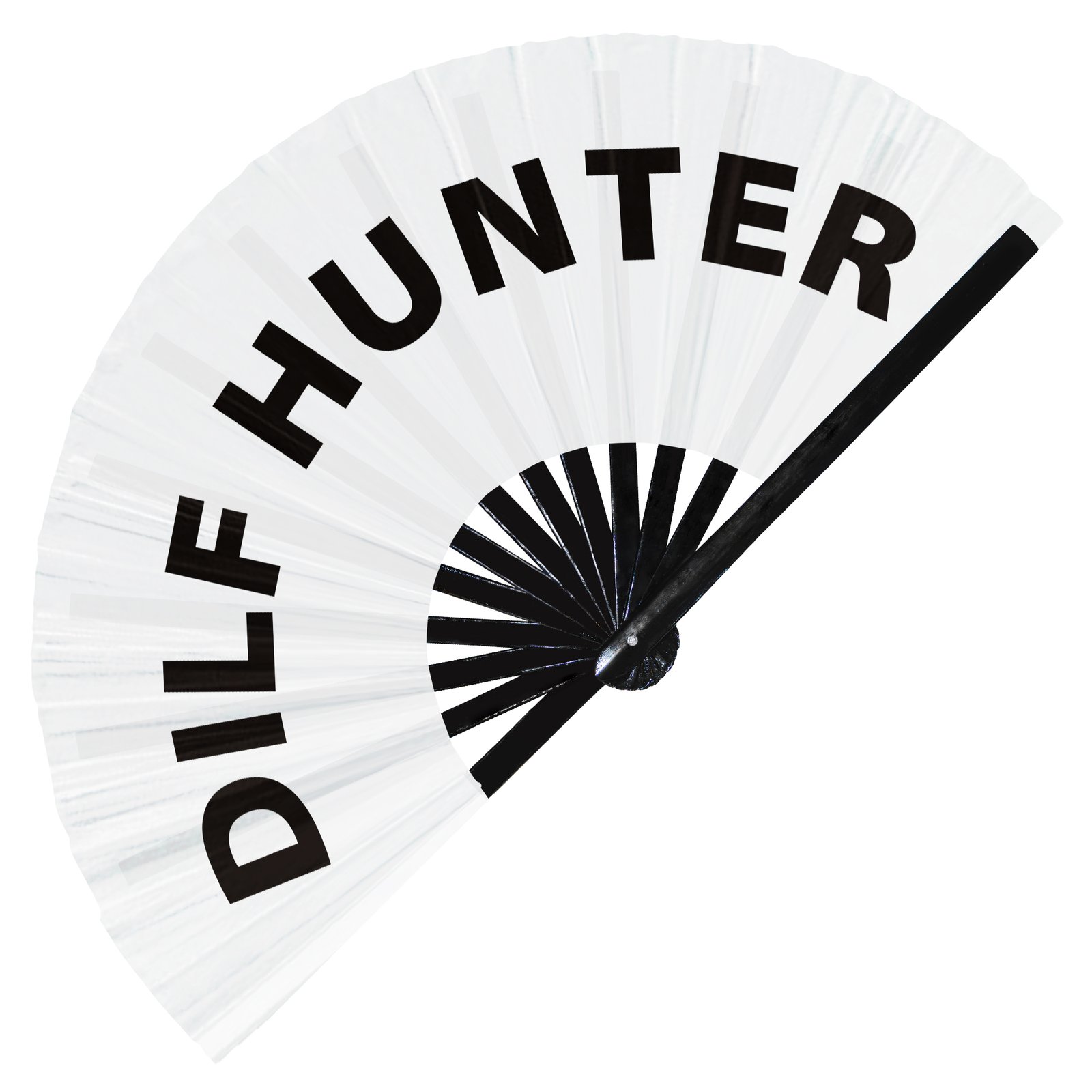 DILF Hunter - Clack Folding Rave & Festival Hand Fan - Image 9
