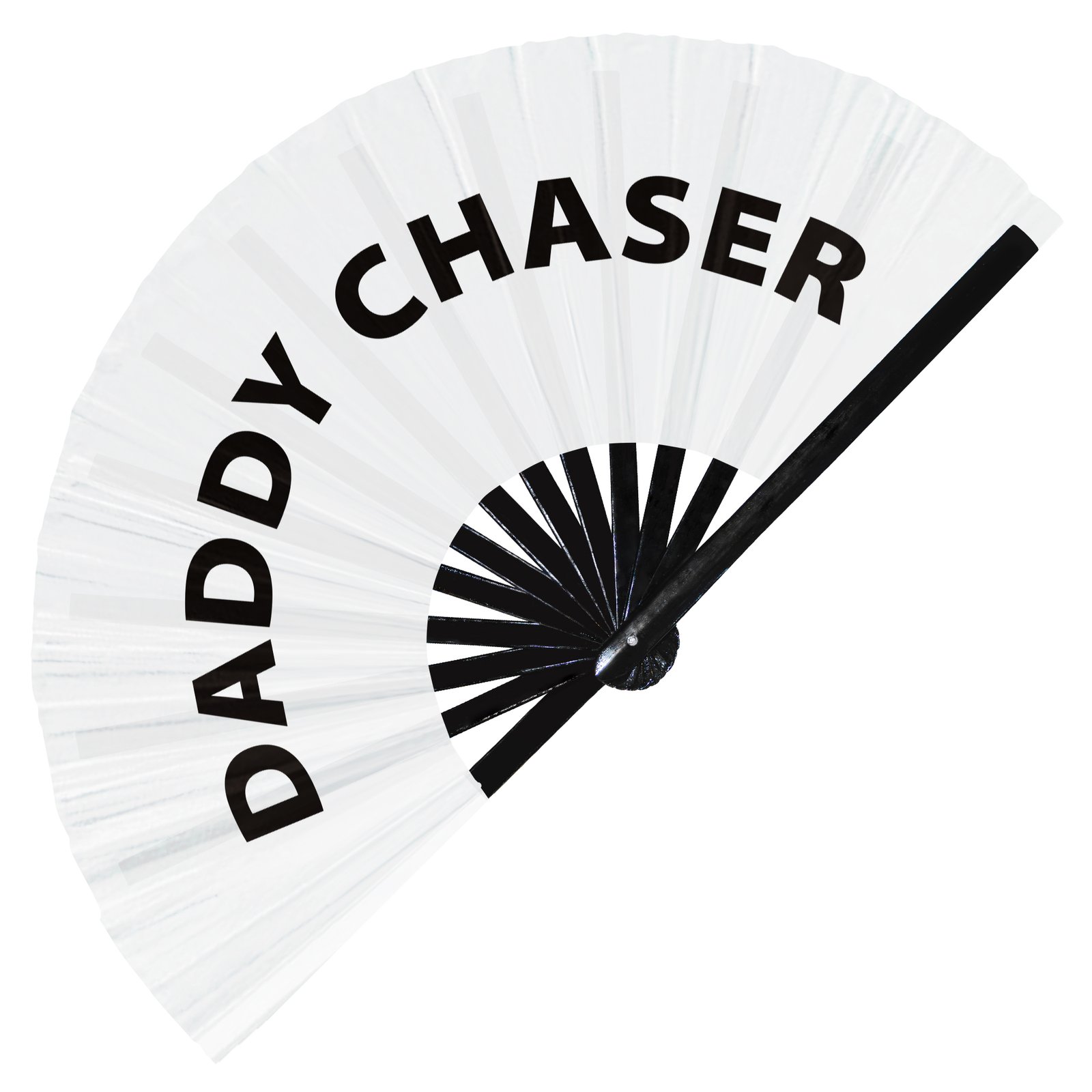 Daddy Chaser - Clack Folding Rave & Festival Hand Fan - Image 9
