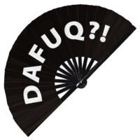 Dafuq - Clack Folding Rave & Festival Hand Fan