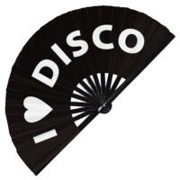 I Love Disco - Clack Folding Rave & Festival Hand Fan
