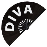 Diva - Clack Folding Rave & Festival Hand Fan