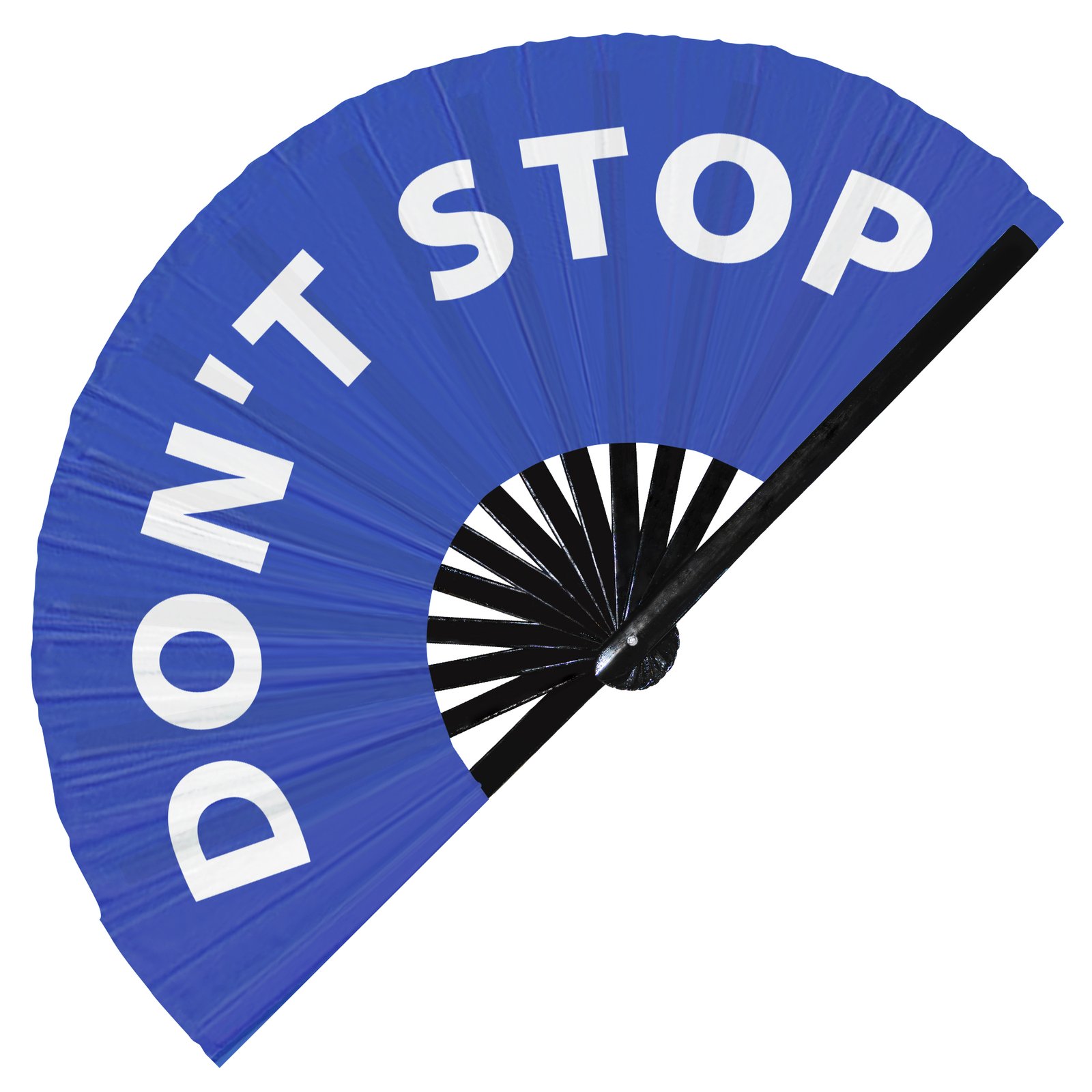 Don't Stop - Clack Folding Rave & Festival Hand Fan - Image 4