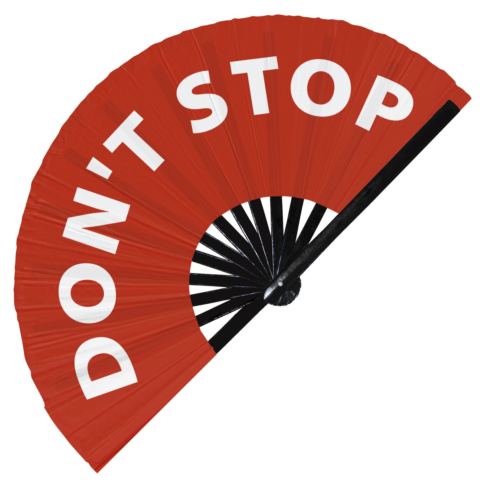 Don't Stop - Clack Folding Rave & Festival Hand Fan - Image 8