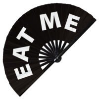 Eat Me - Clack Folding Rave & Festival Hand Fan