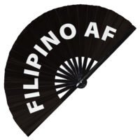 FIlipino AF - Clack Folding Rave & Festival Hand Fan