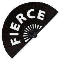 Fierce - Clack Folding Rave & Festival Hand Fan