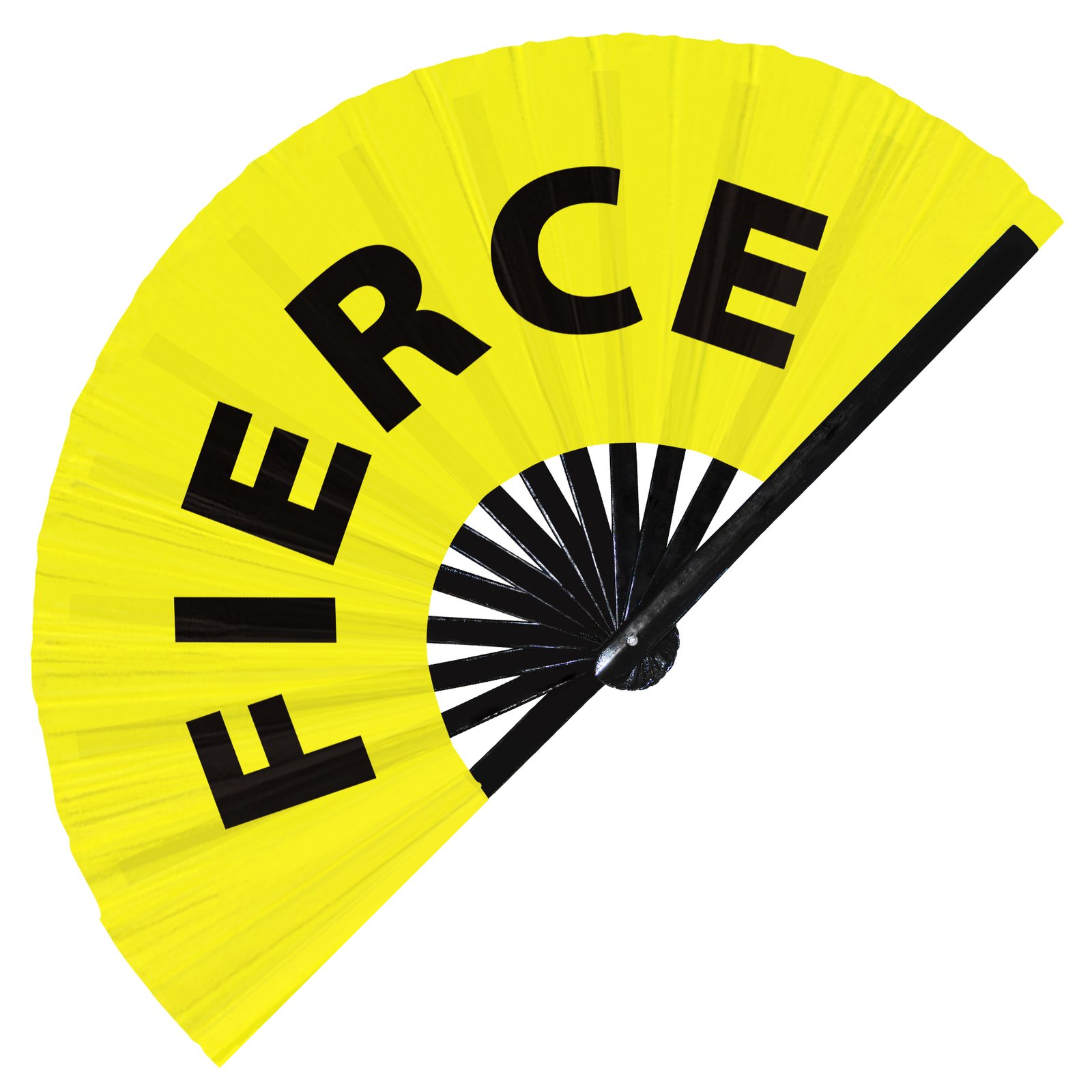 Fierce - Clack Folding Rave & Festival Hand Fan - Image 2