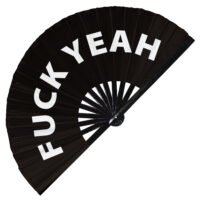 Fuck Yeah - Clack Folding Rave & Festival Hand Fan
