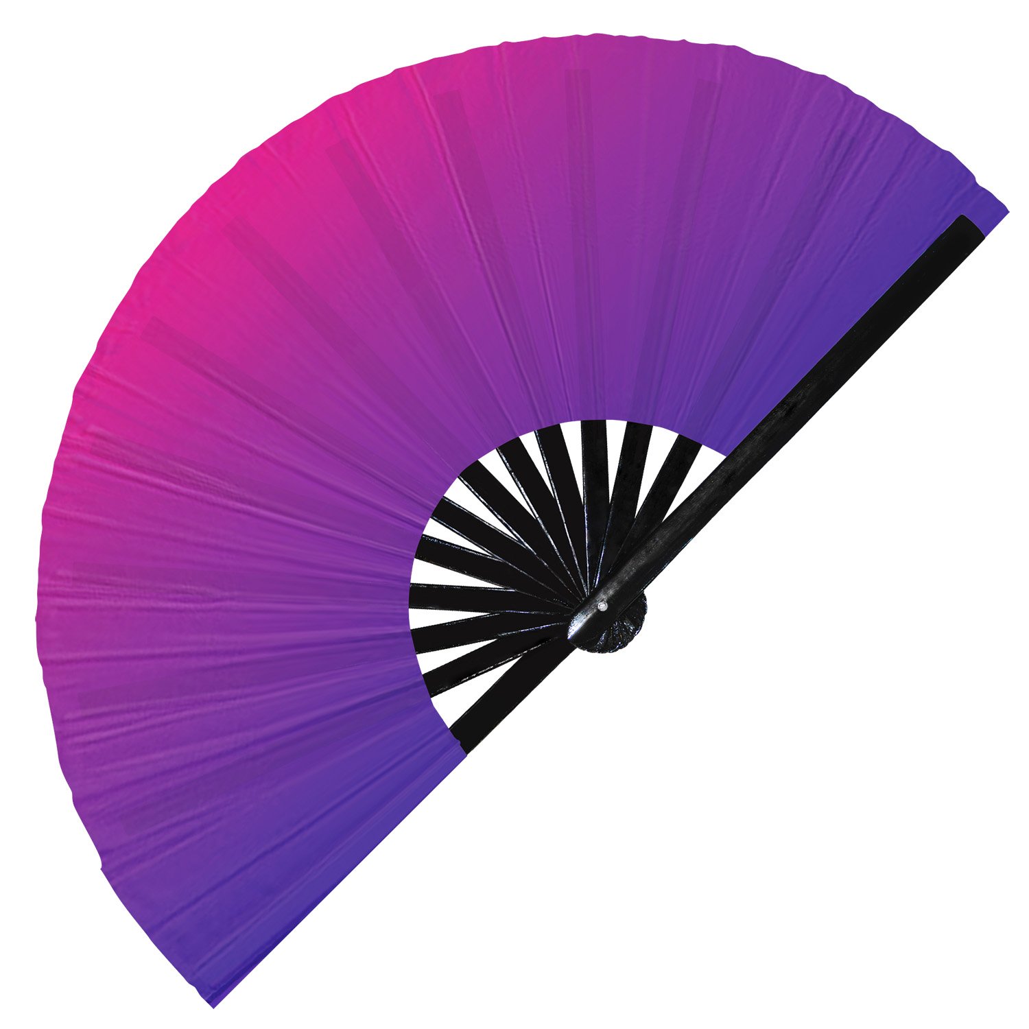 Beautiful Sunset Gradients Color Rainbow Sunrise - Clack Folding Rave & Festival Hand Fan - Image 6