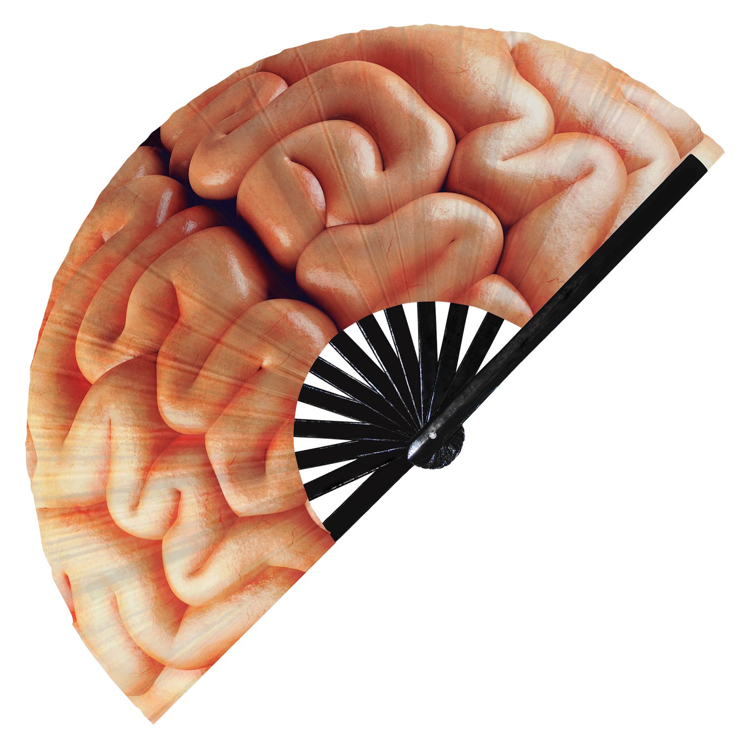 Halloween Cosplay Saw Scary Costume - Clack Folding Rave & Festival Hand Fan - Image 3