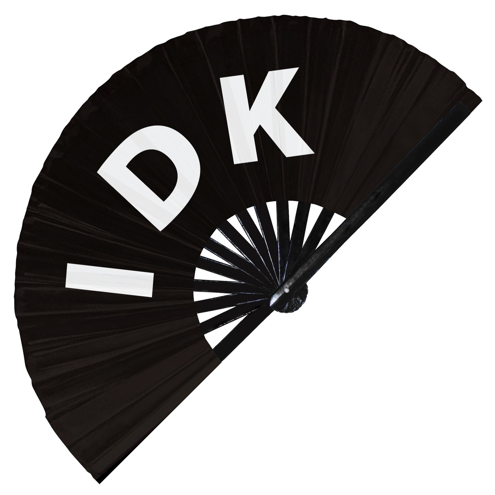 IDK I don't know - Clack Folding Rave & Festival Hand Fan