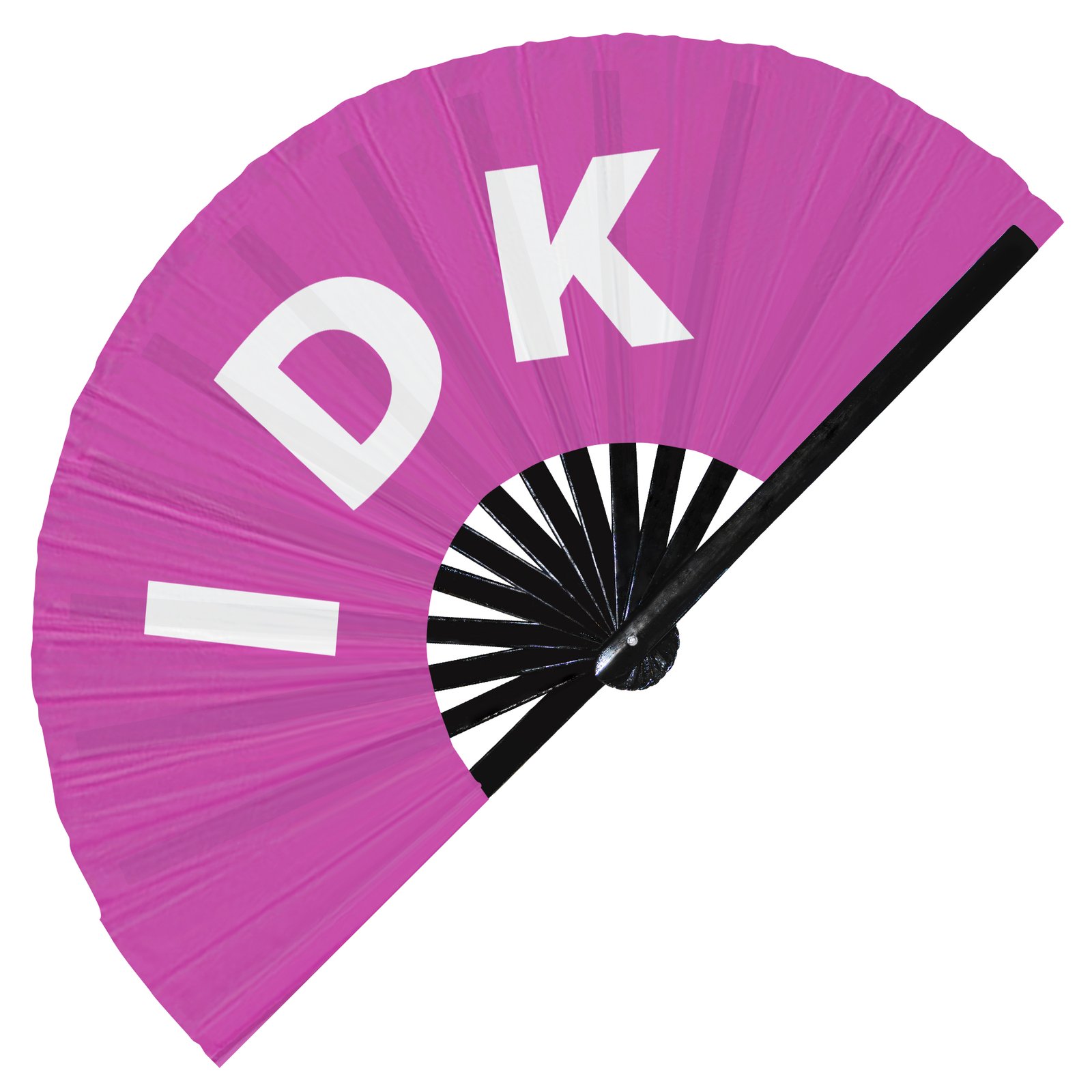 IDK I don't know - Clack Folding Rave & Festival Hand Fan - Image 6