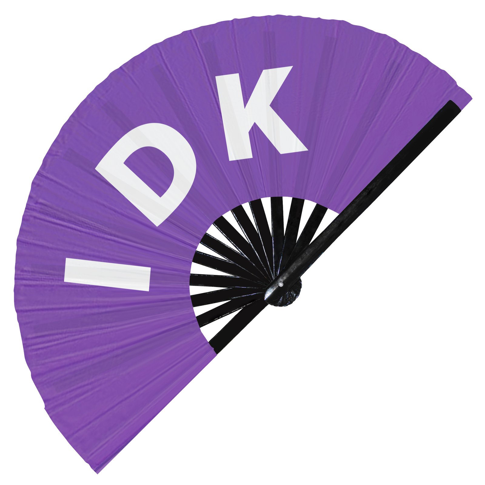 IDK I don't know - Clack Folding Rave & Festival Hand Fan - Image 7