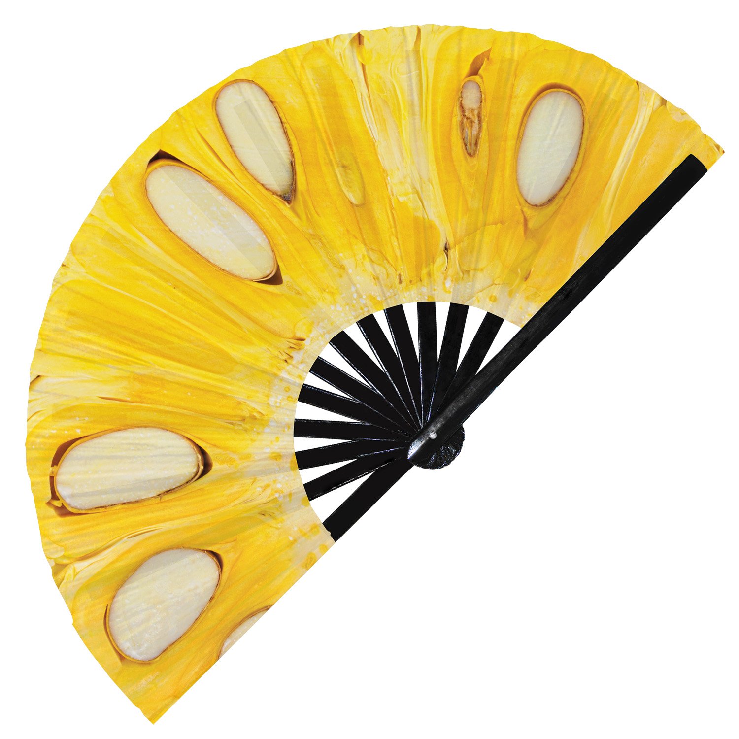 Vegetables Banana Brocolli Cabbage Tomato Potato - Clack Folding Rave & Festival Hand Fan - Image 9