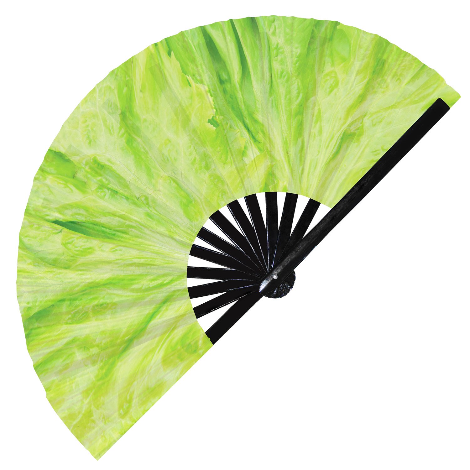 Vegetables Banana Brocolli Cabbage Tomato Potato - Clack Folding Rave & Festival Hand Fan - Image 10
