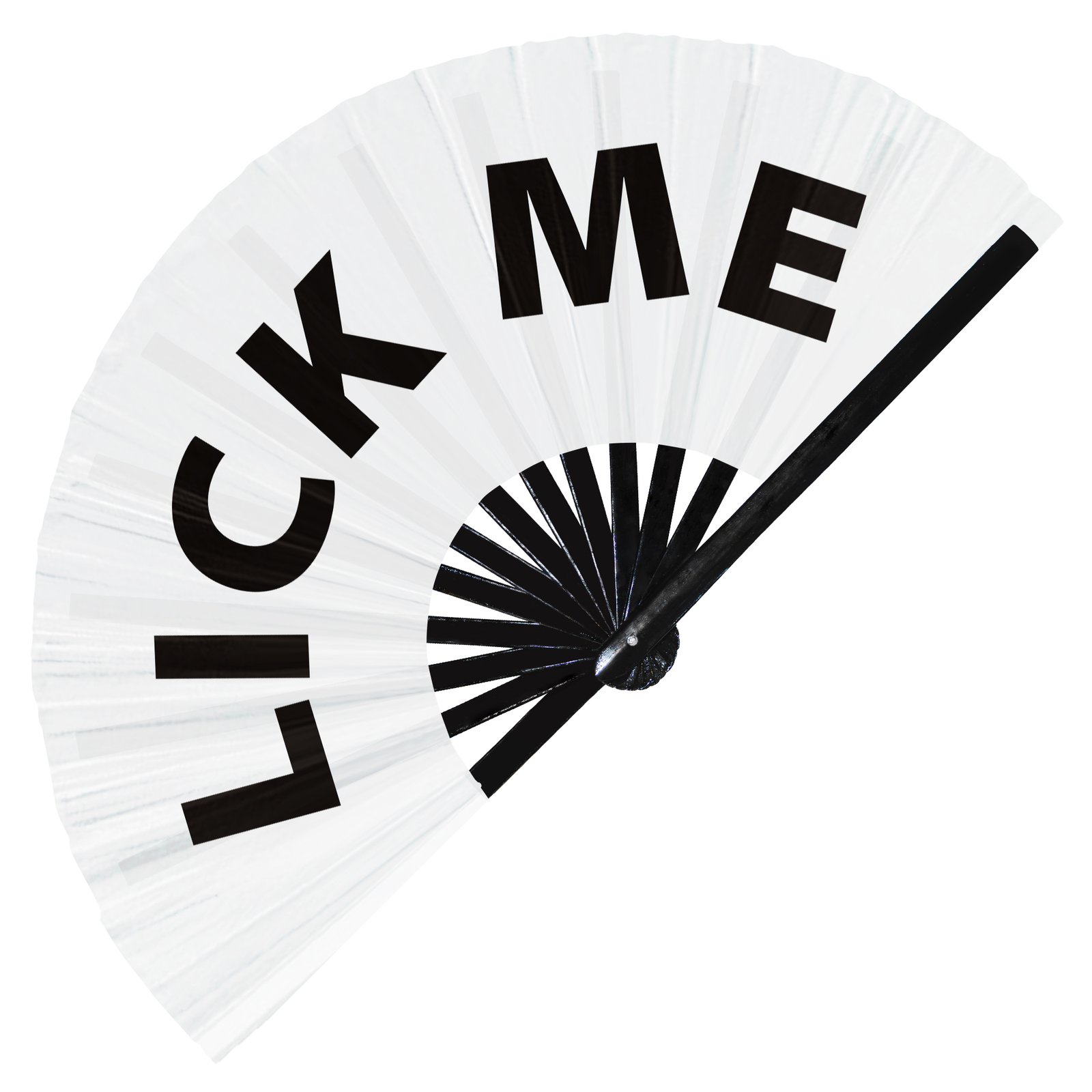 Lick Me - Clack Folding Rave & Festival Hand Fan - Image 9