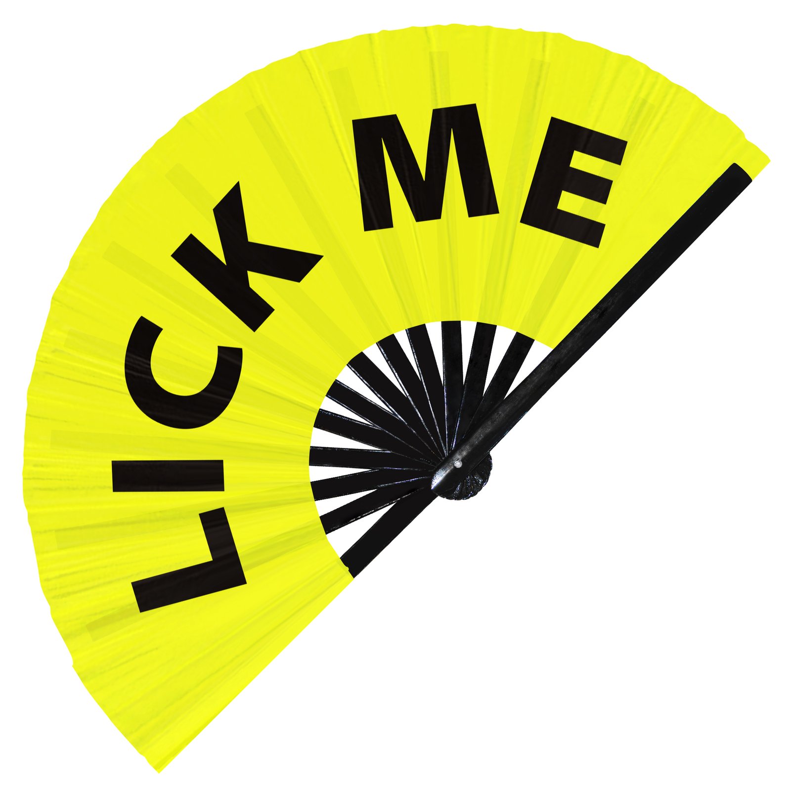 Lick Me - Clack Folding Rave & Festival Hand Fan - Image 2