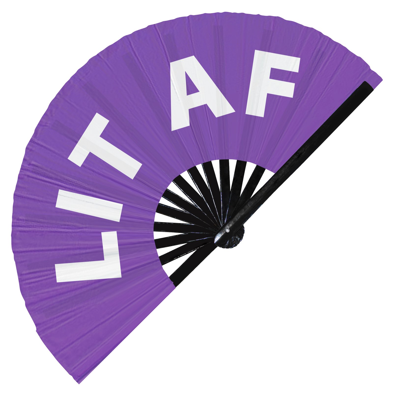 Lit AF - Clack Folding Rave & Festival Hand Fan - Image 8