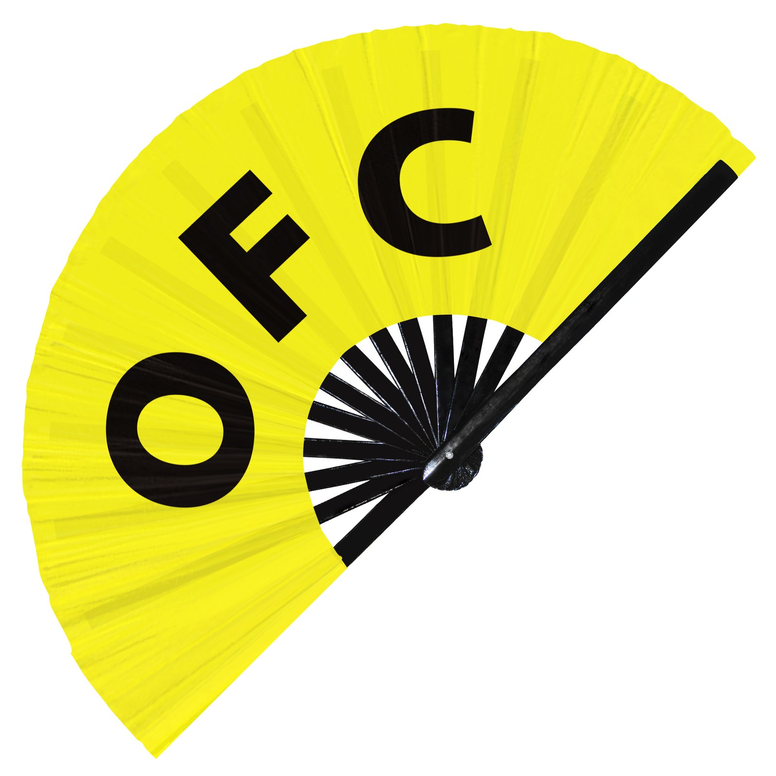 OFC Of Course - Clack Folding Rave & Festival Hand Fan - Image 2
