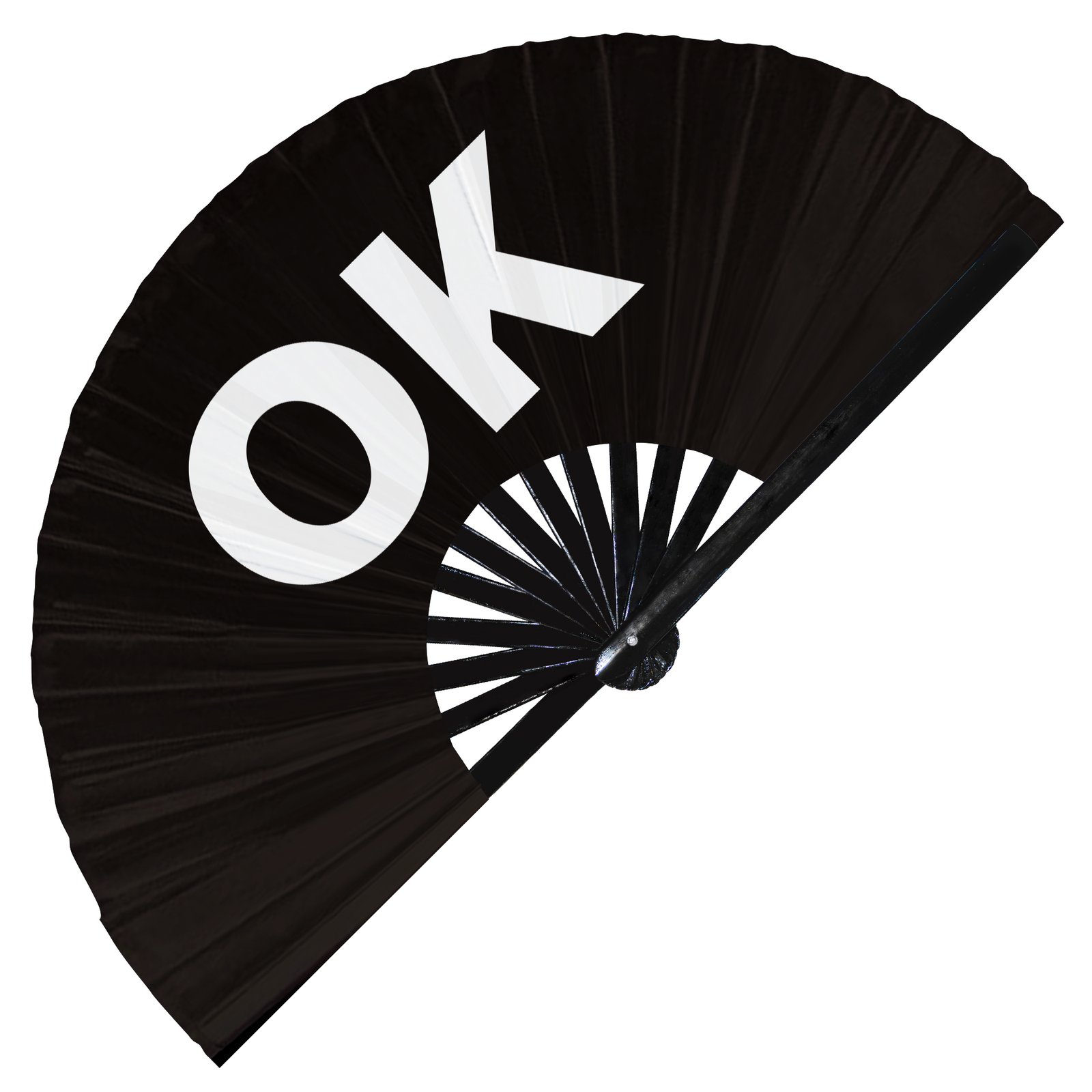 OK - Clack Folding Rave & Festival Hand Fan