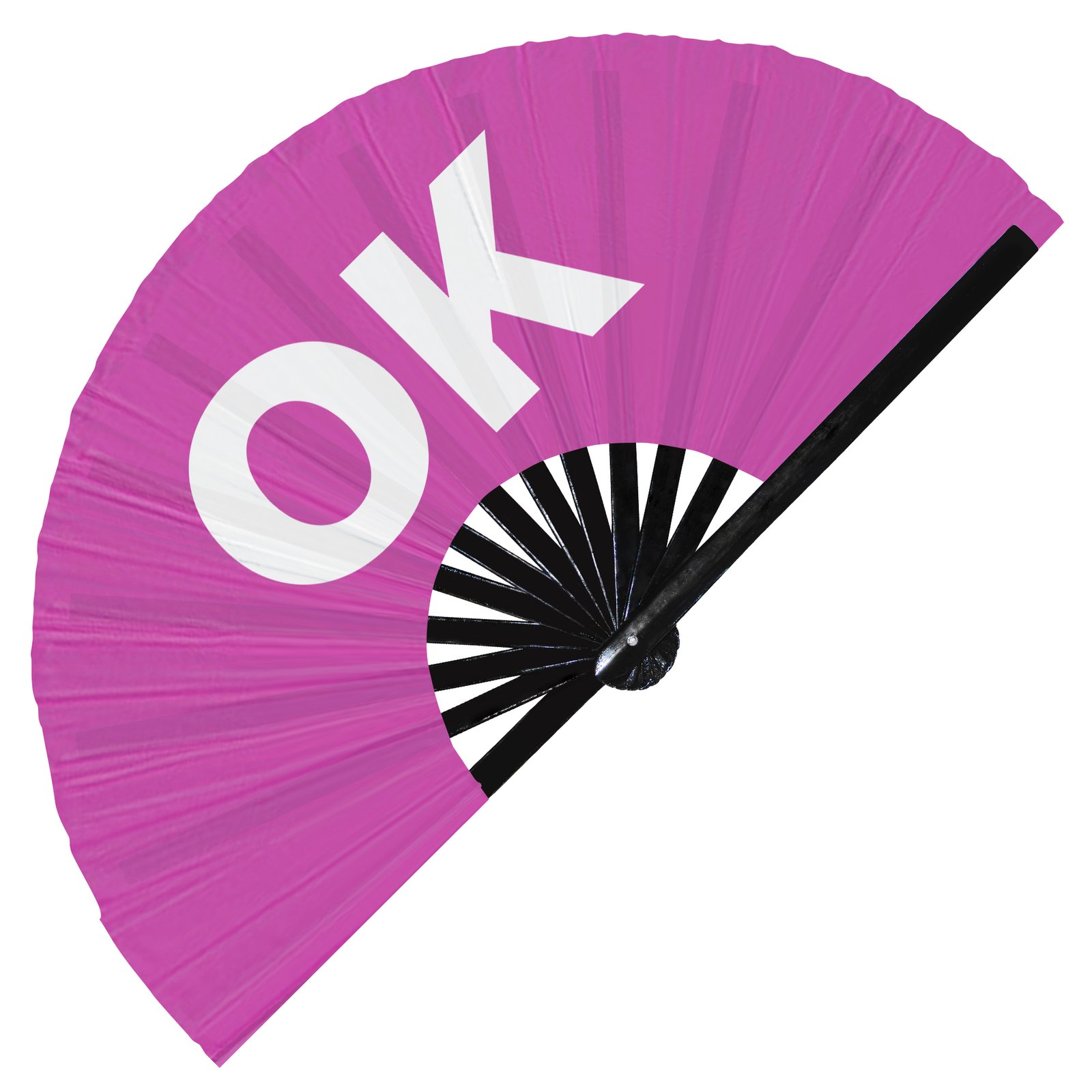OK - Clack Folding Rave & Festival Hand Fan - Image 6