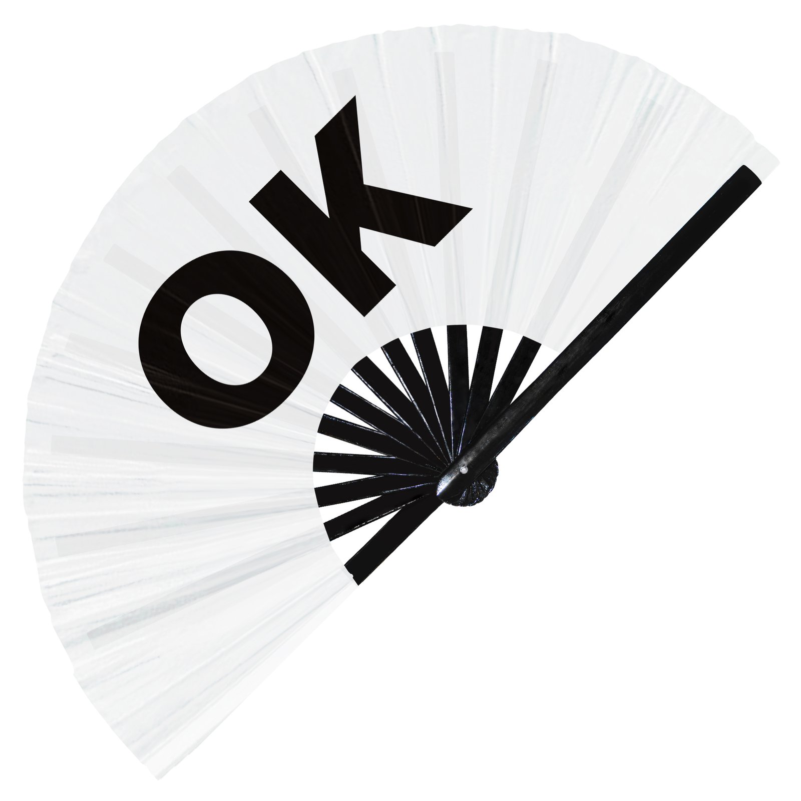 OK - Clack Folding Rave & Festival Hand Fan - Image 9