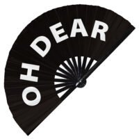 Oh Dear - Clack Folding Rave & Festival Hand Fan
