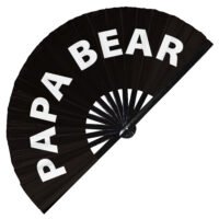 Papa Bear - Clack Folding Rave & Festival Hand Fan