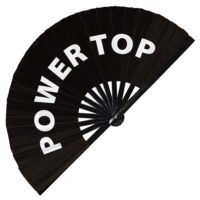 Power Top - Clack Folding Rave & Festival Hand Fan