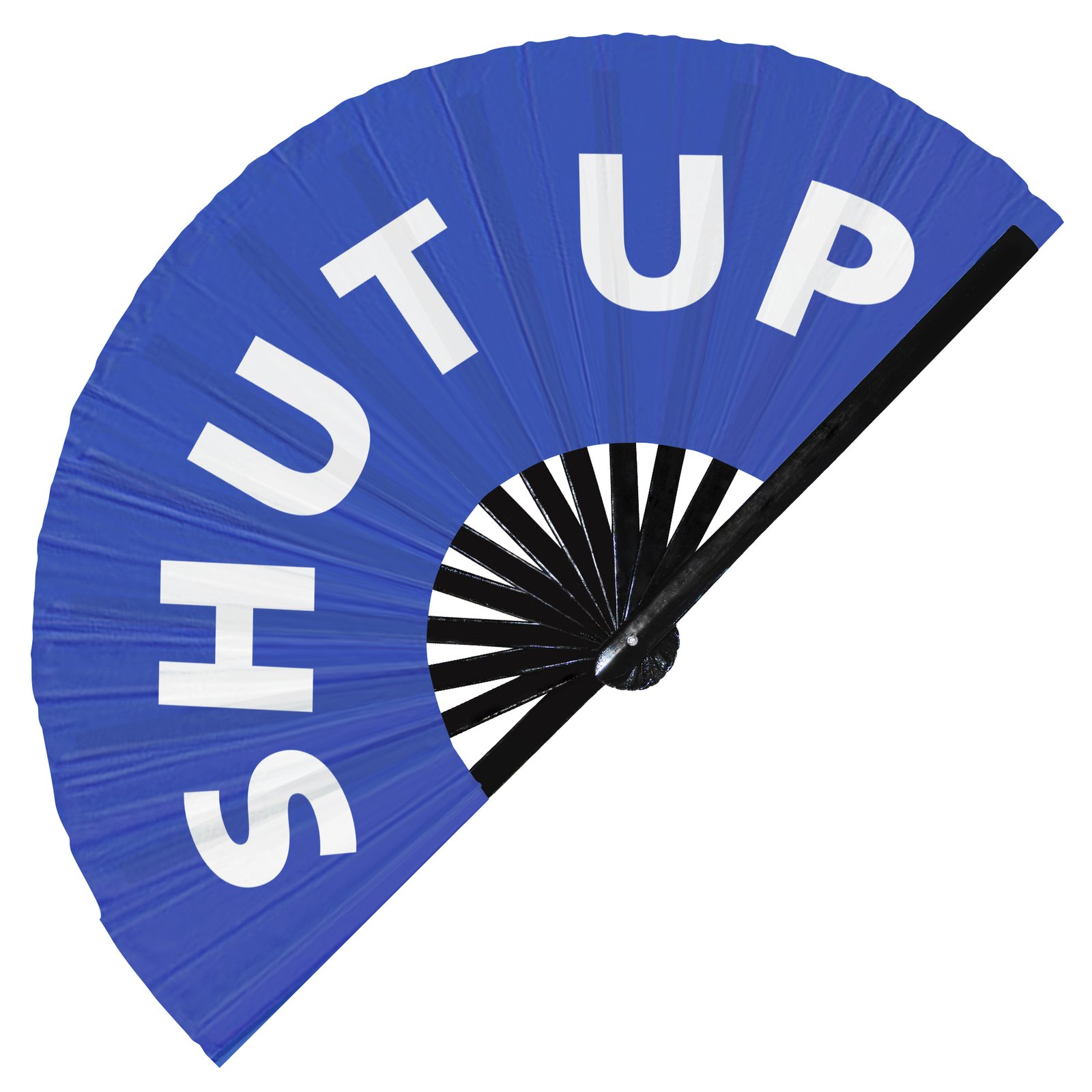 Shut Up - Clack Folding Rave & Festival Hand Fan - Image 4