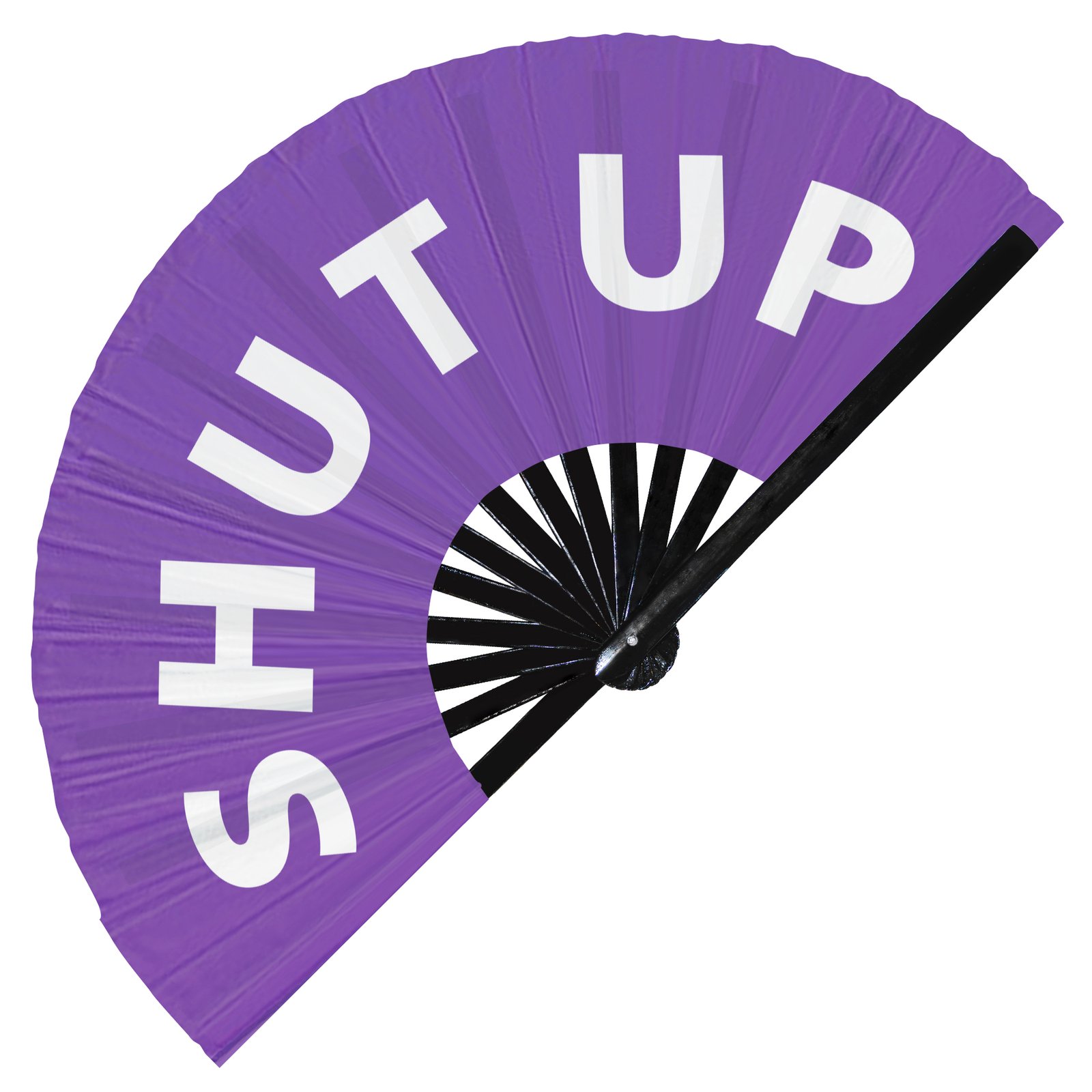 Shut Up - Clack Folding Rave & Festival Hand Fan - Image 7