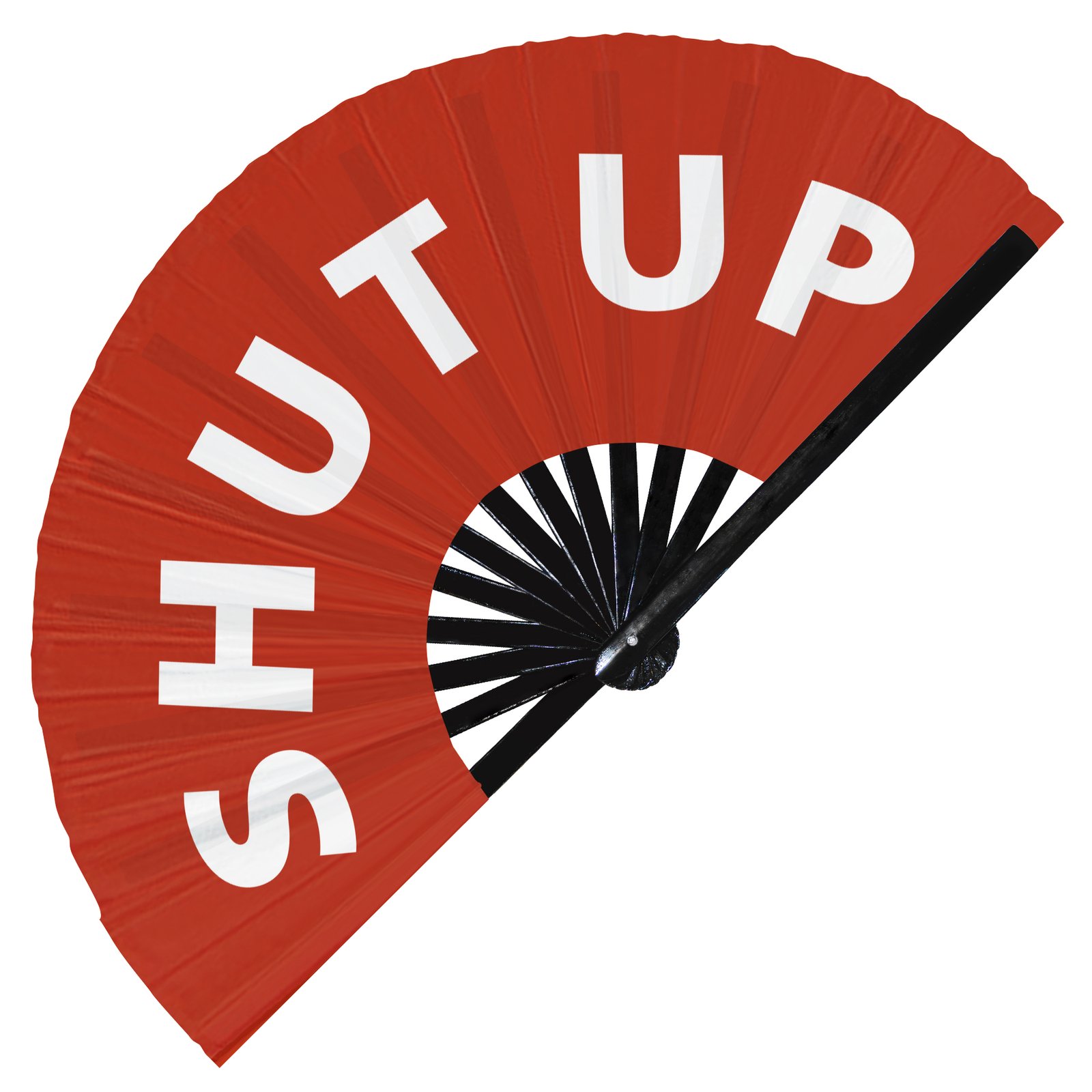 Shut Up - Clack Folding Rave & Festival Hand Fan - Image 8