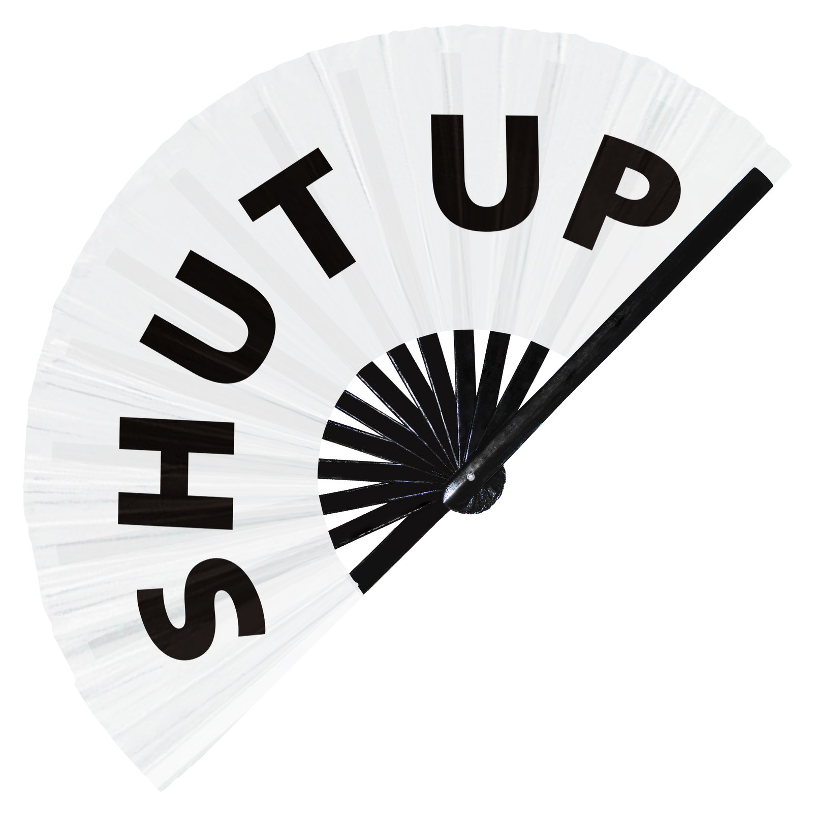 Shut Up - Clack Folding Rave & Festival Hand Fan - Image 9