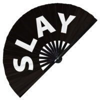 Slay - Clack Folding Rave & Festival Hand Fan