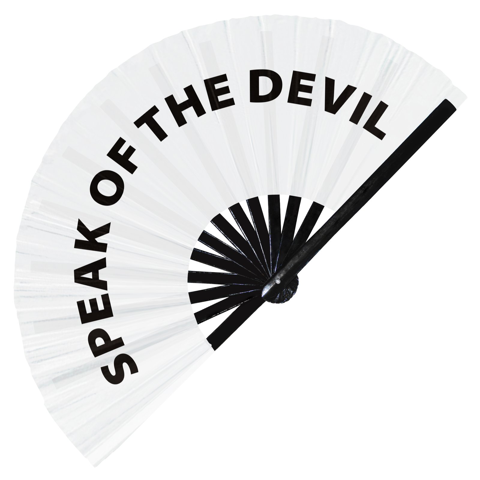 Speak of the devil - Clack Folding Rave & Festival Hand Fan - Image 9