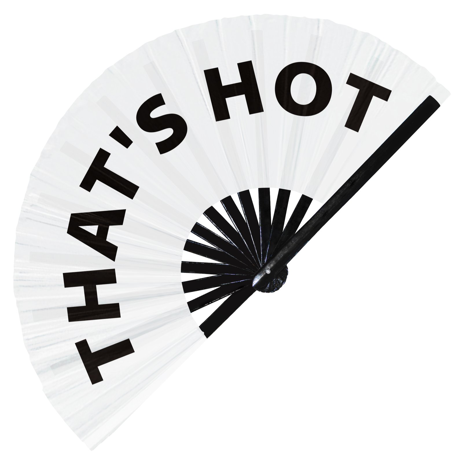 That's Hot - Clack Folding Rave & Festival Hand Fan - Image 2