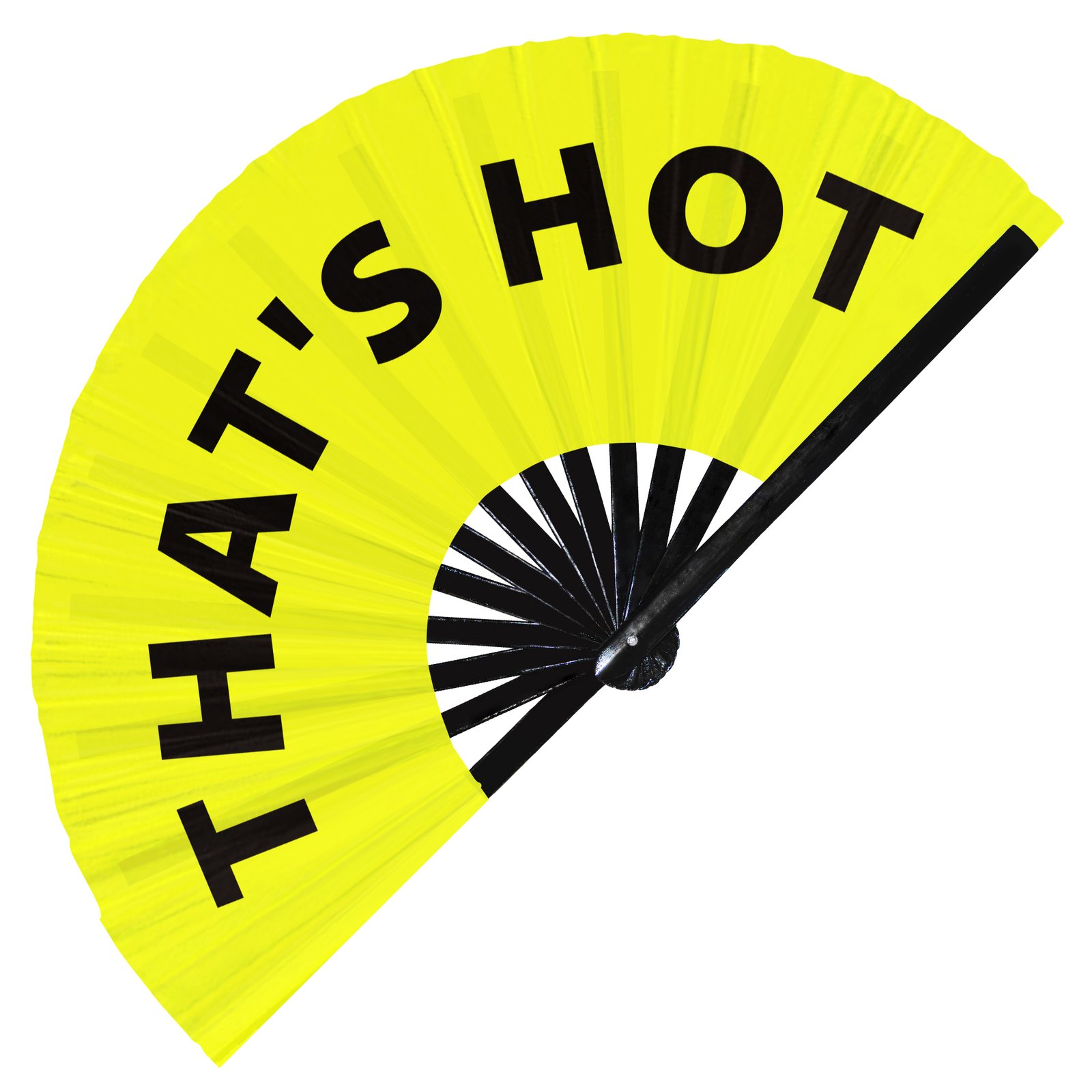 That's Hot - Clack Folding Rave & Festival Hand Fan - Image 3