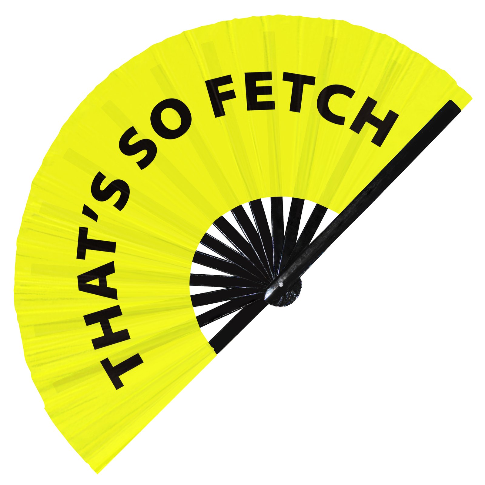 That's So Fetch - Clack Folding Rave & Festival Hand Fan - Image 3