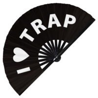 I Love Trap - Clack Folding Rave & Festival Hand Fan